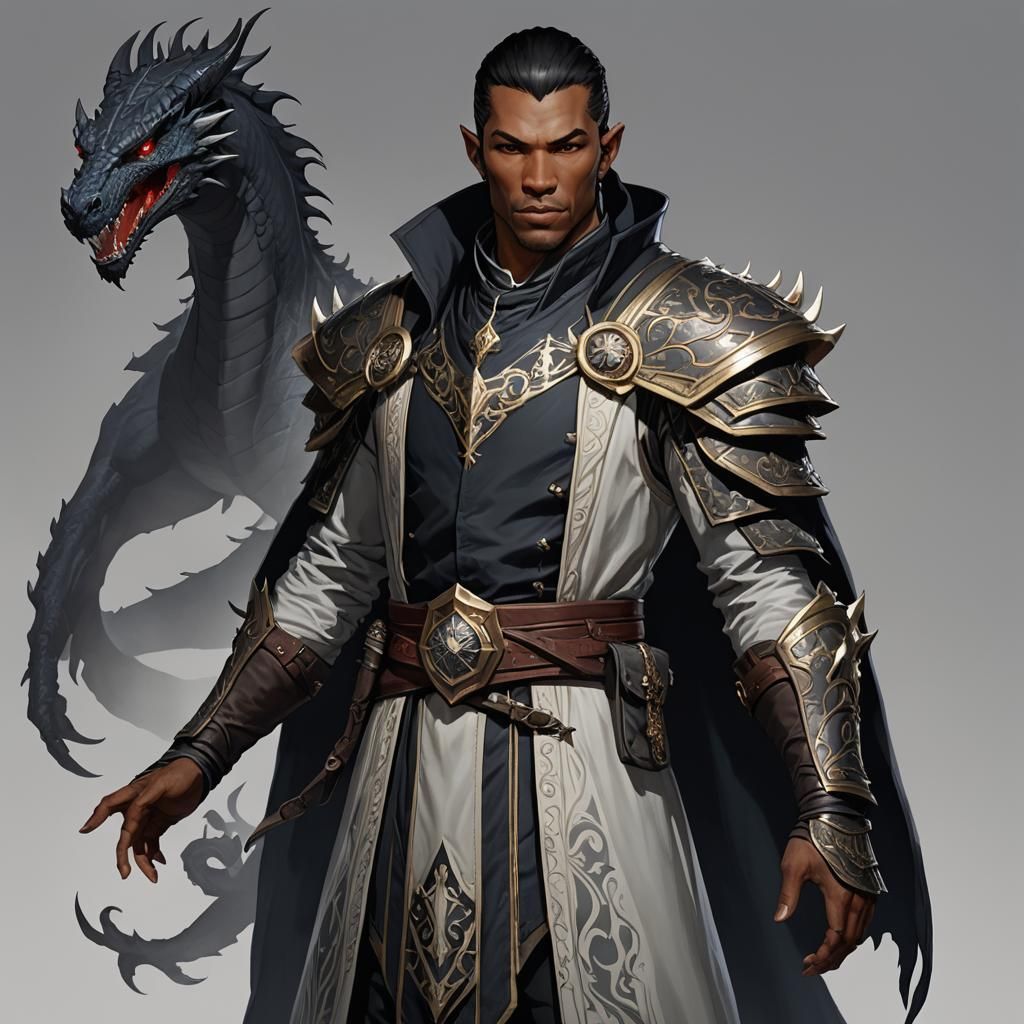 Human Draconic Bloodline Sorcerer from DnD