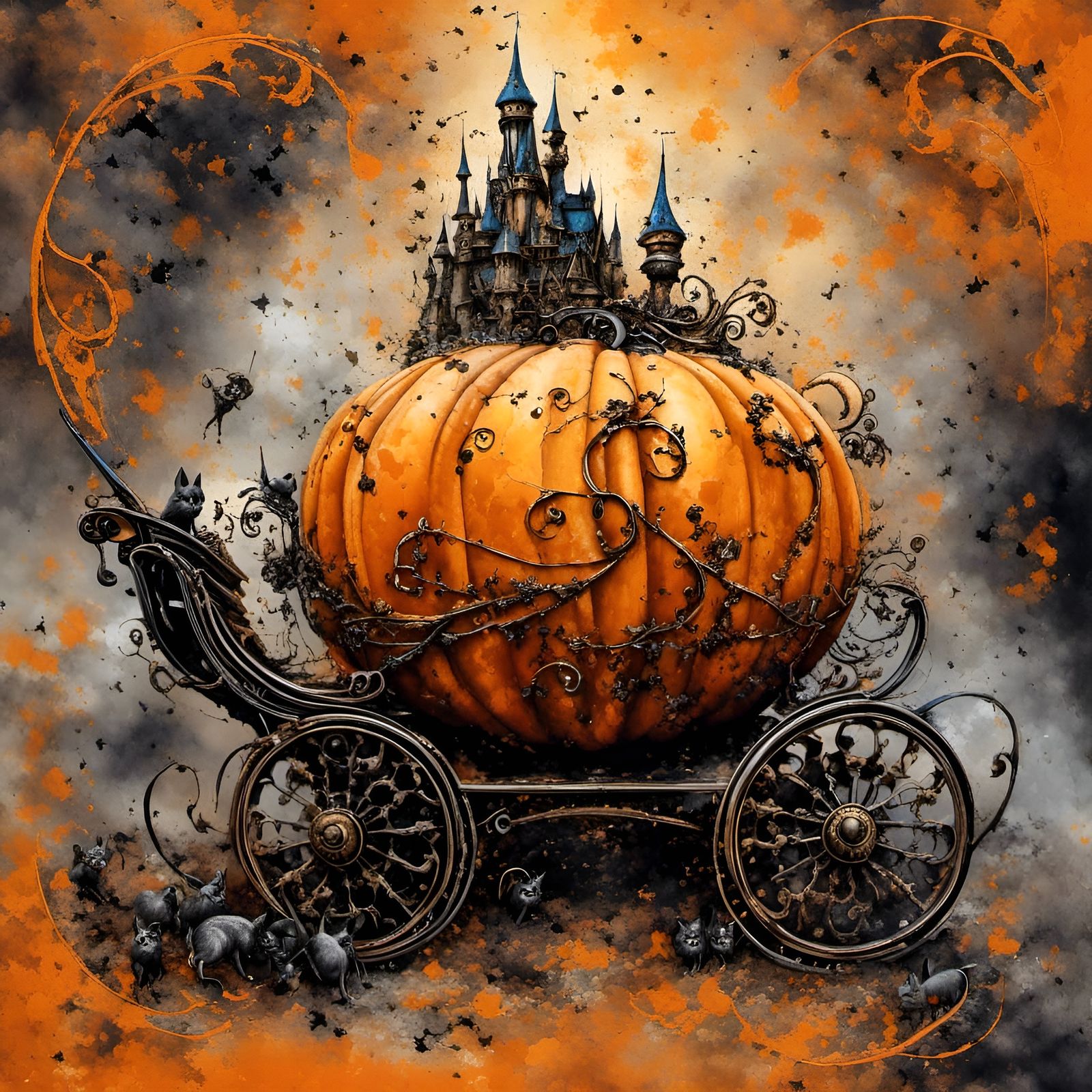 Used Pumpkin Carriage for Sale