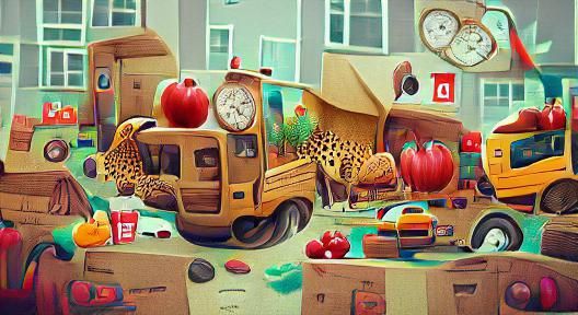 Whimsical I Spy Illustration in Hyperrealistic Style