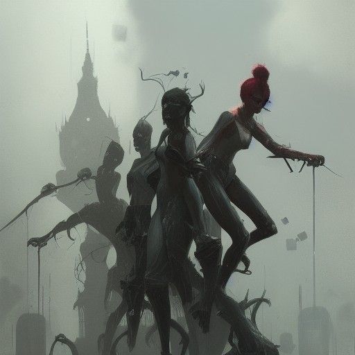 Sinister Figure in Dark Fantasy Style