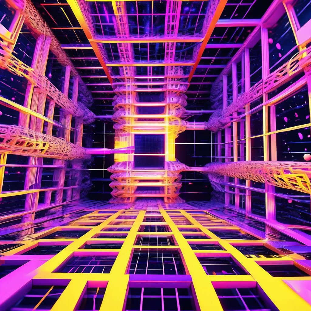 Mind-Bending Cosmic Vortex in Impossible Geometry