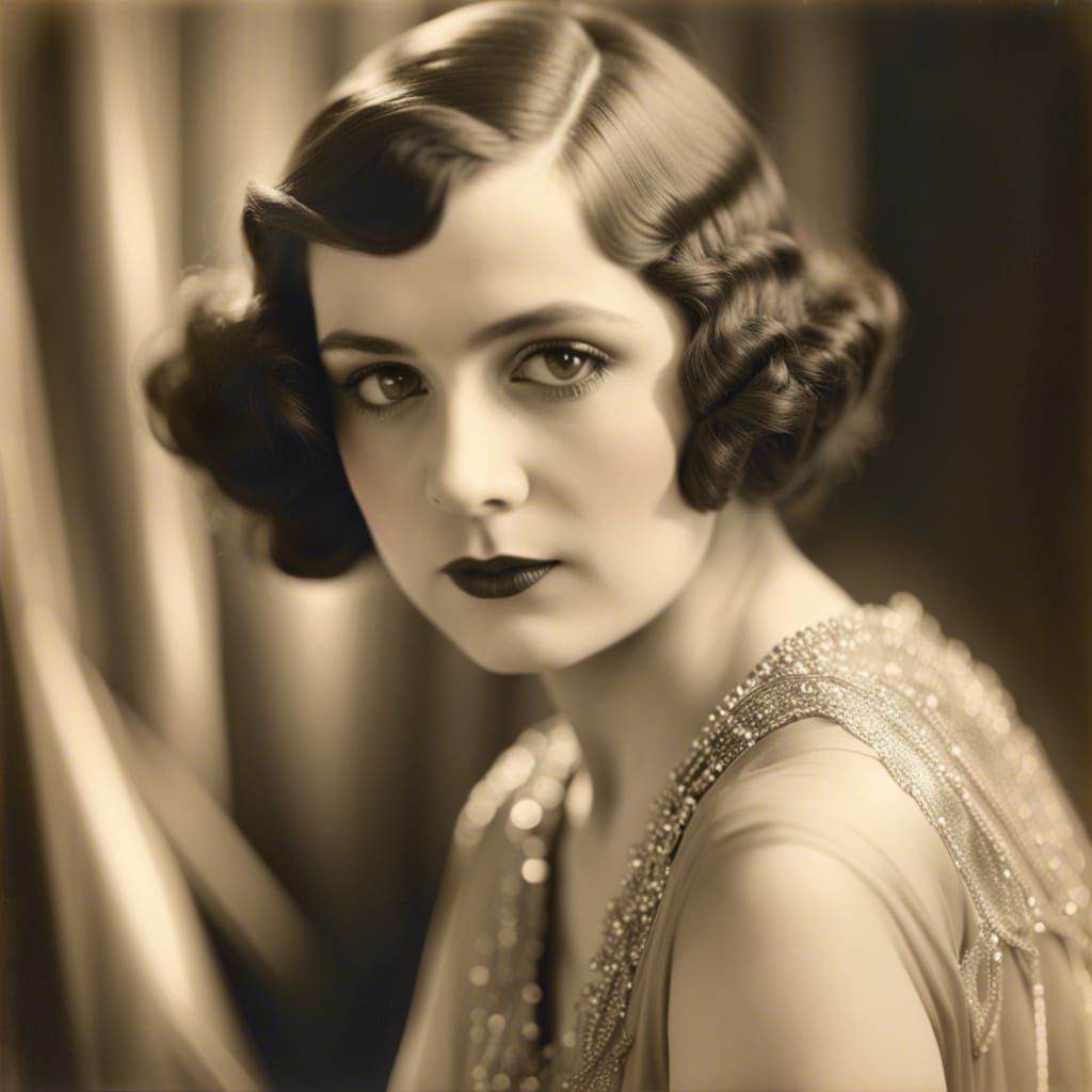 Rare 1920s Actress in Unguarded Moment