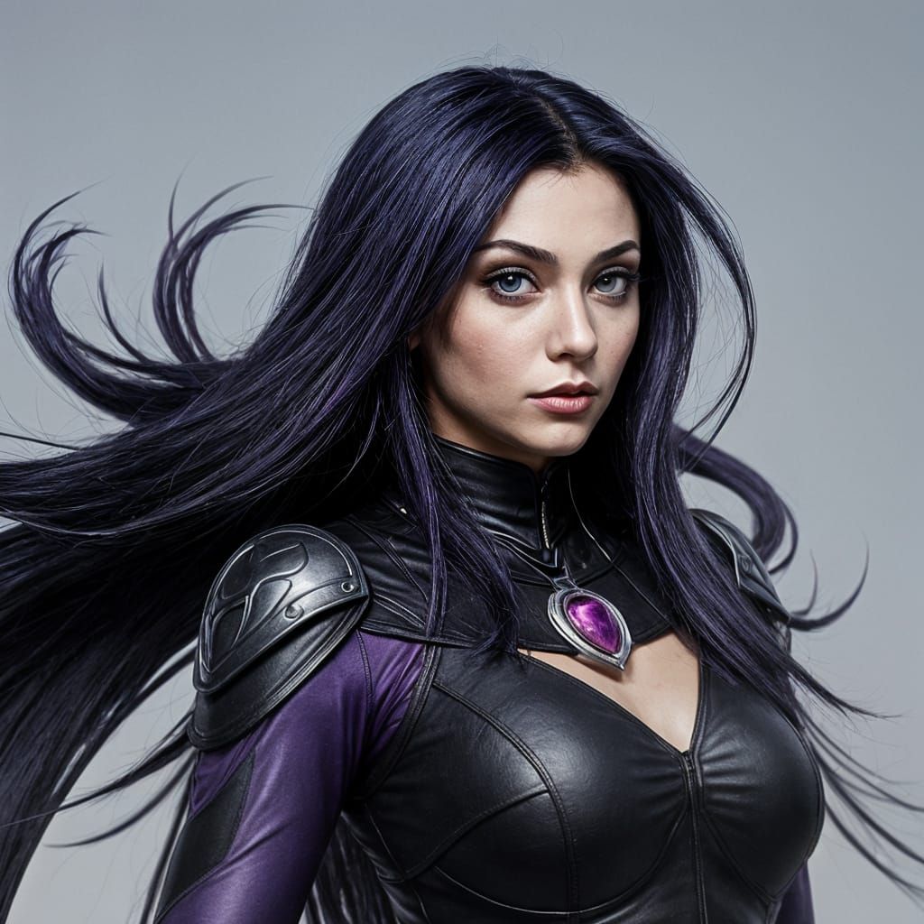 Gothic Teen Titans Raven Portrayal