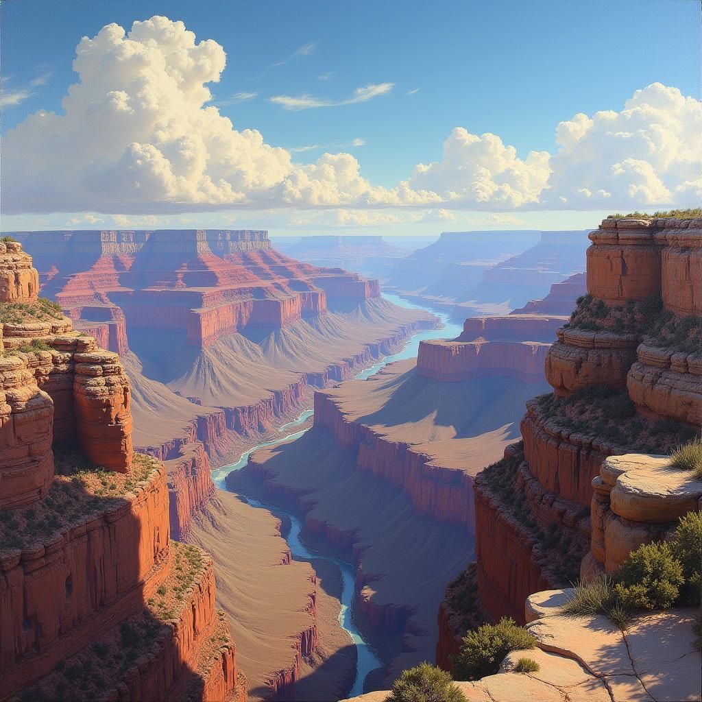 Grand Canyon: Impressionism Meets Realism in Landscape Art