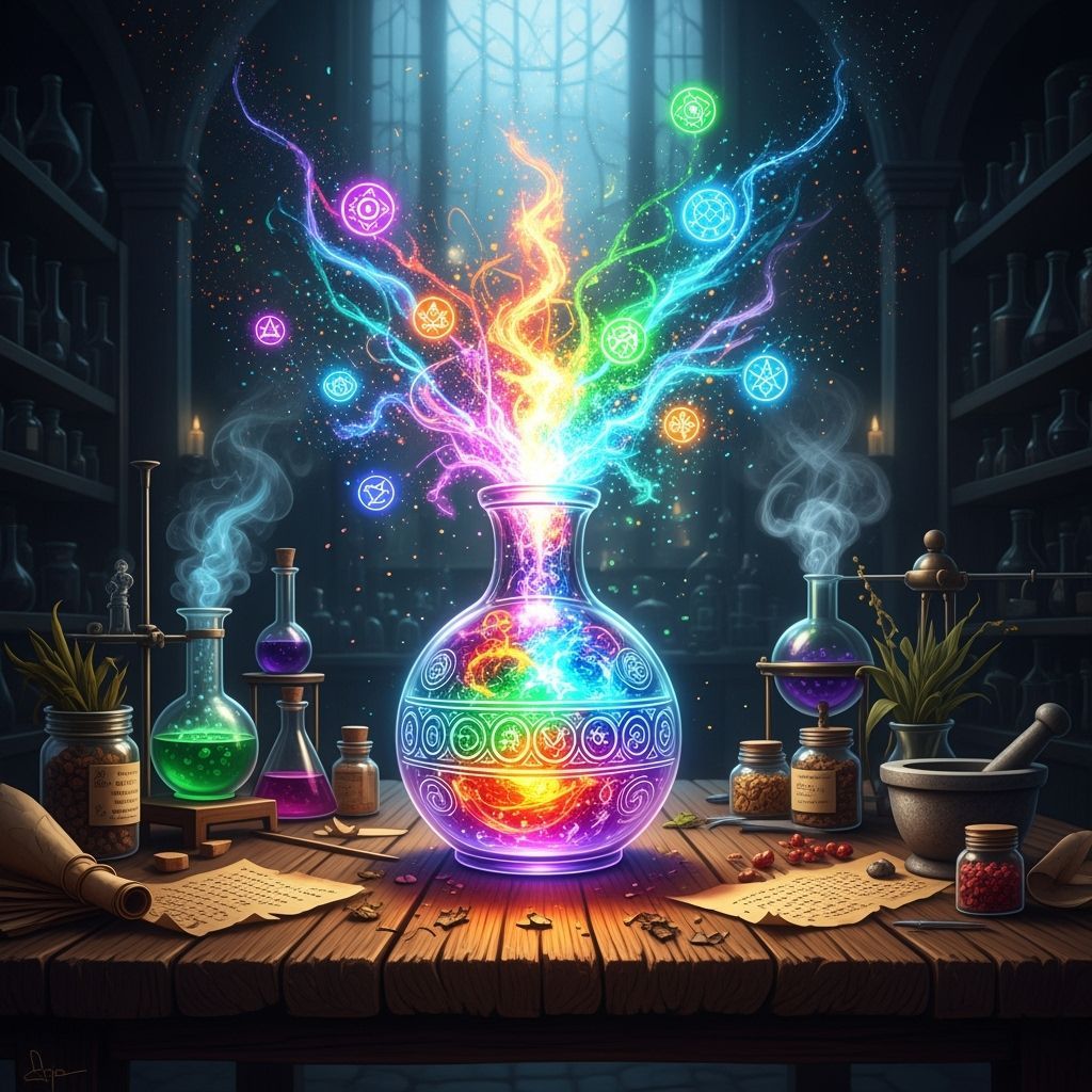 Magical Potion Explodes with Arcane Energy