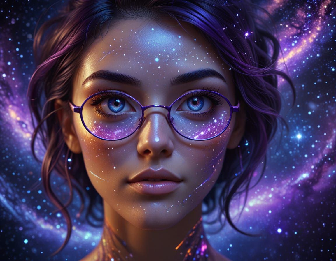 Anime Infinity Goddess Portrait