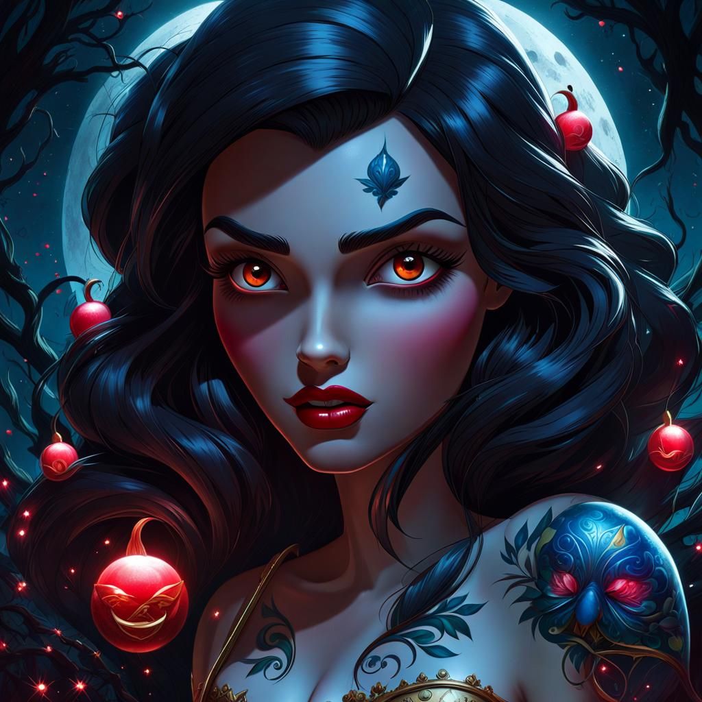 Beautiful evil snow white 🤍