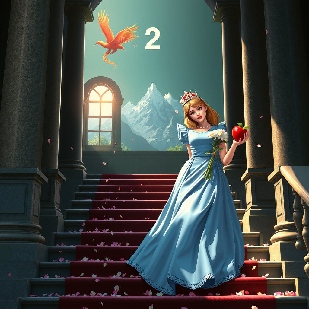 Alice in Wonderland as Queen in Candyland