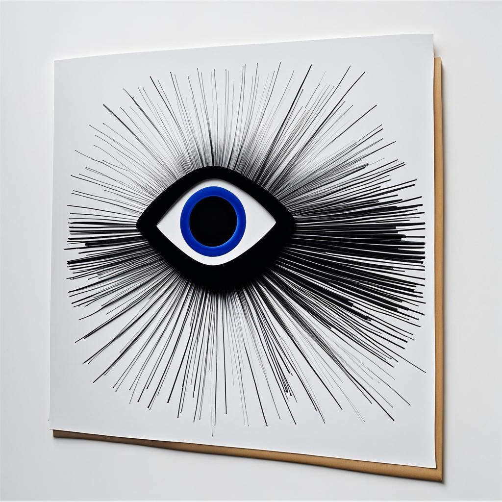 Abstract Rayograph of Objects in Black and White