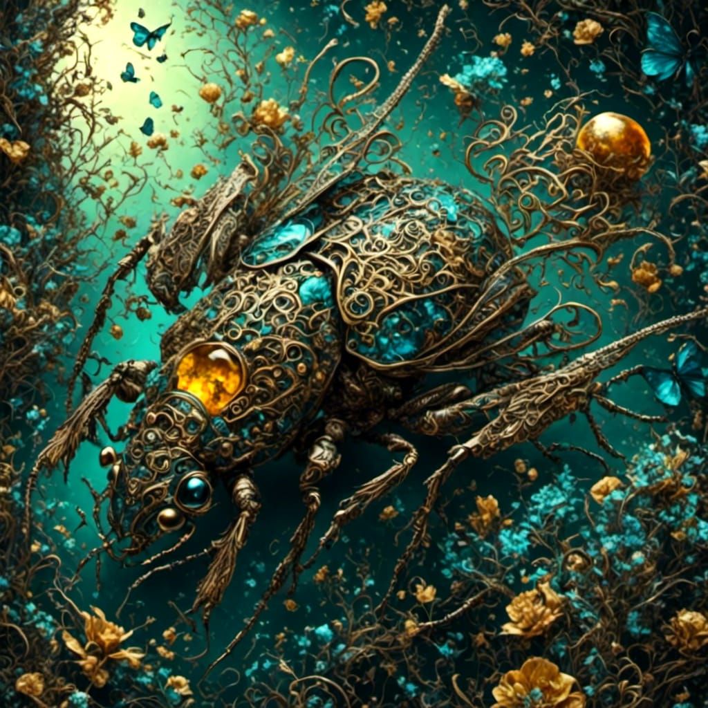 Dark Fantasy Locusts and Honey