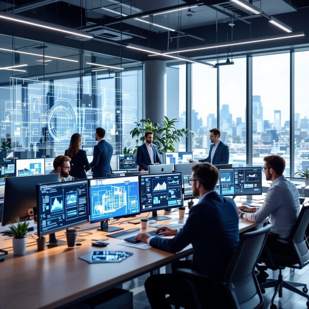 Architecture Professionals Collaborate Using AI Technology