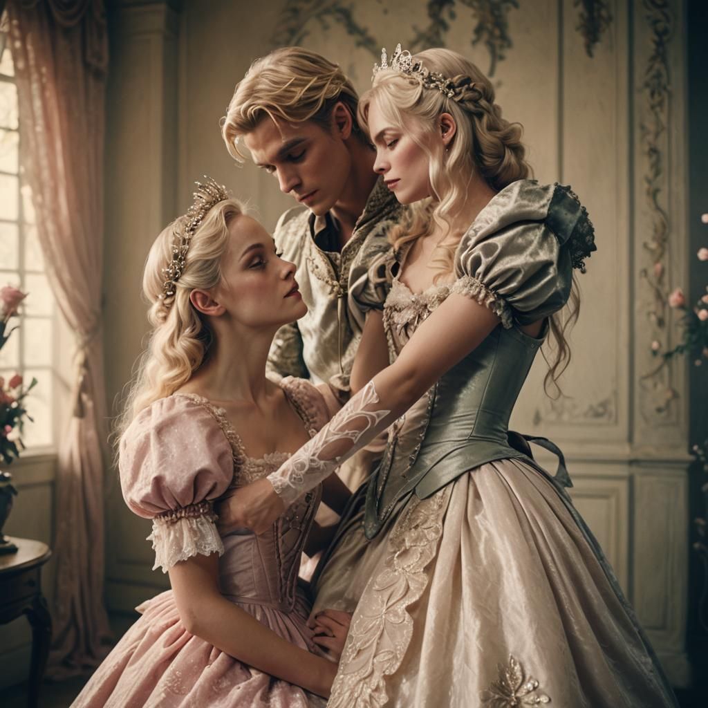 Boy in Princess Dress: a Cinematic Film Still