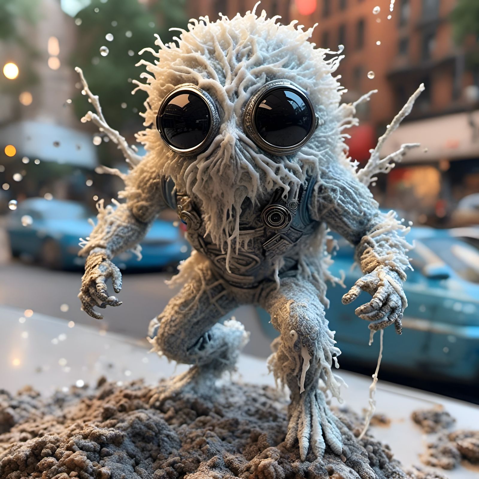 Pastel Mouldy Spiderman Minion in Sunny Safari