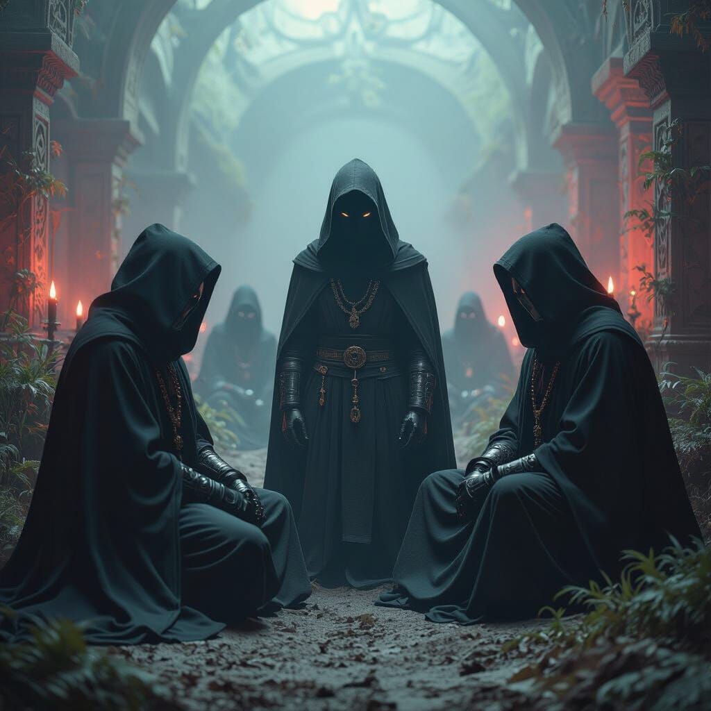 SpaceGhost Characters in Opiumcore Gothic Aesthetic