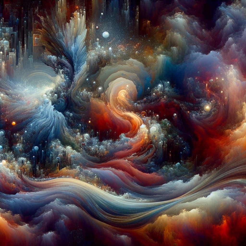 Fantastical World Creation in Detailed Matte Painting