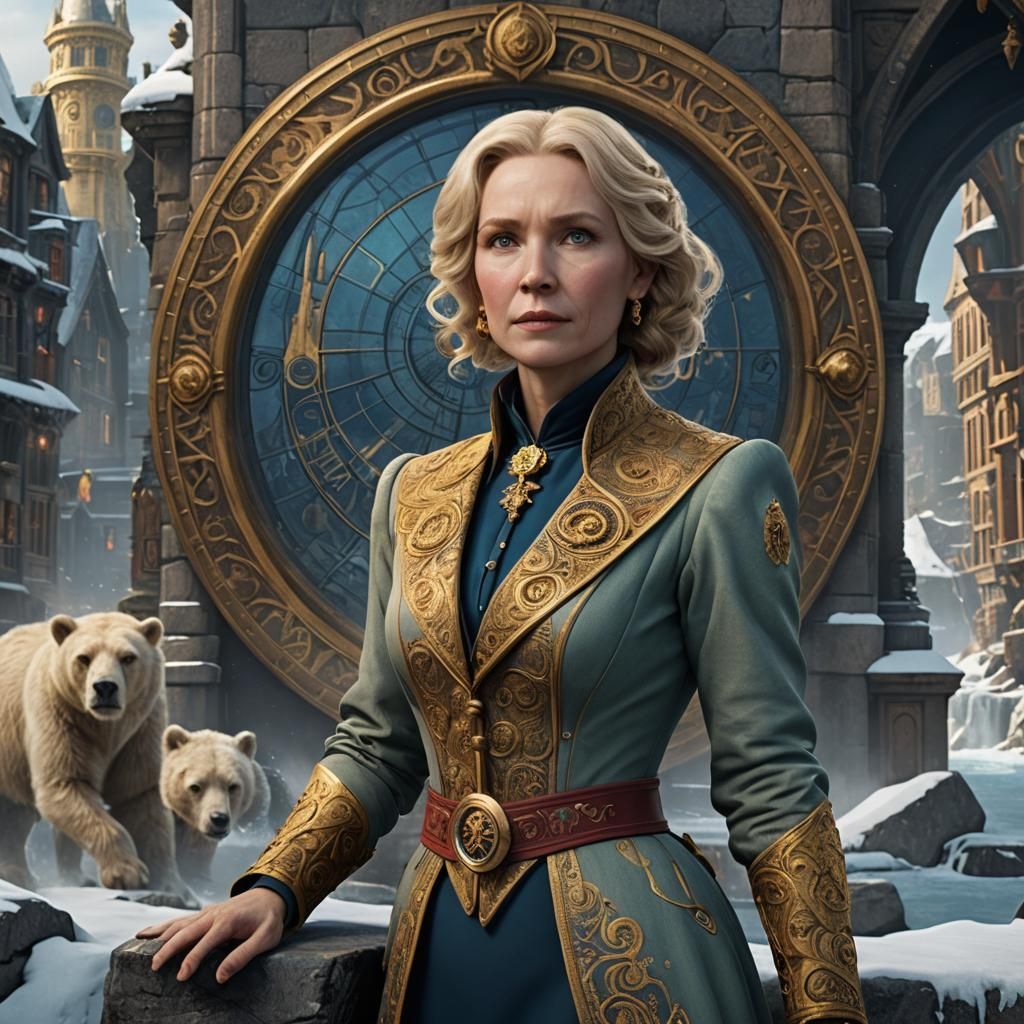 Mrs. Coulter: Detailed Fantasy Concept Art