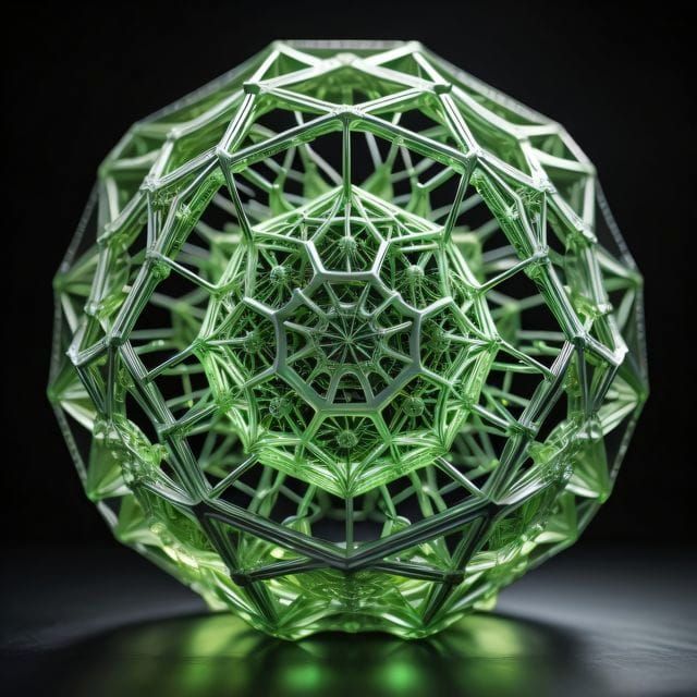 Icosahedron, Truncated Buckyball, Voronoi, 120 Cell Inspired...