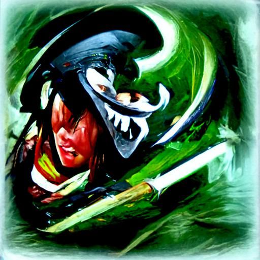 Akali Oil Painting in Gurney Style