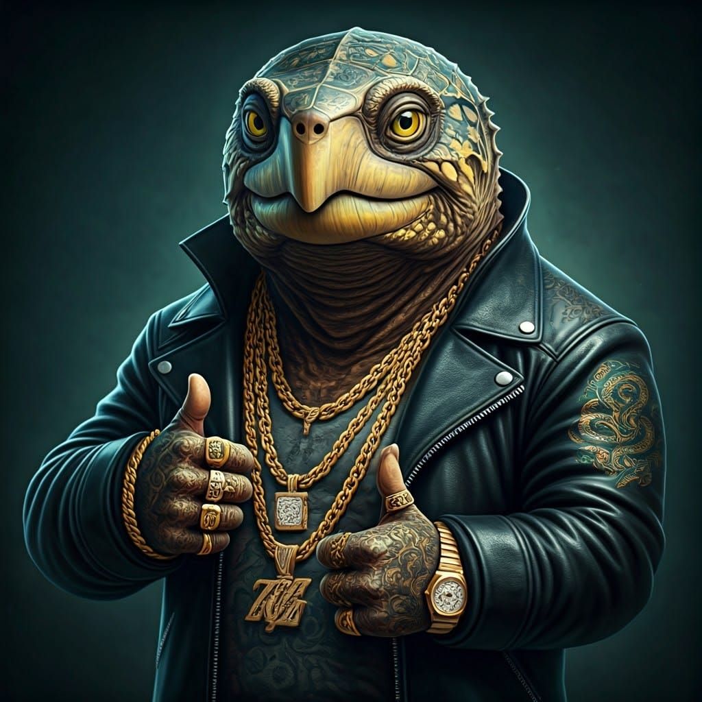 Tough Turtle Boss Exudes Confidence in the City