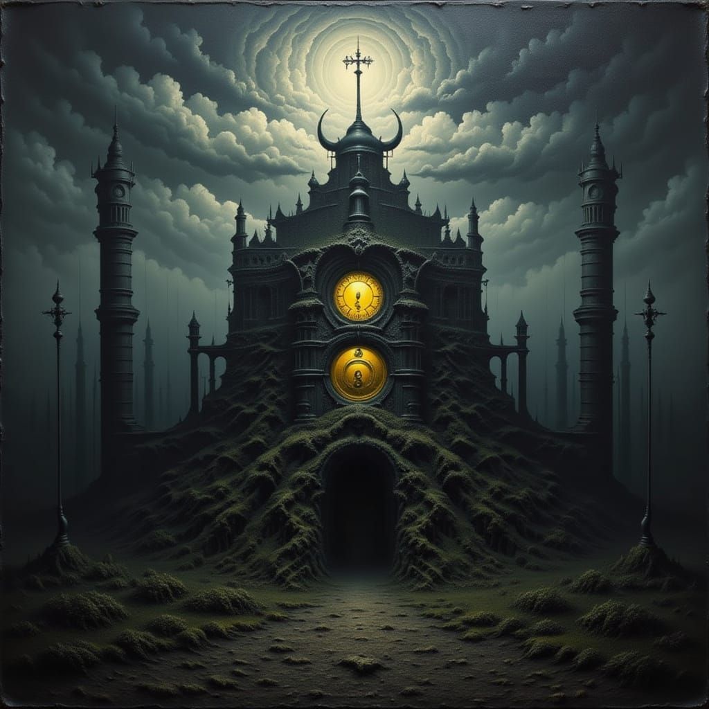 Moody Atmospheric Painterly Image