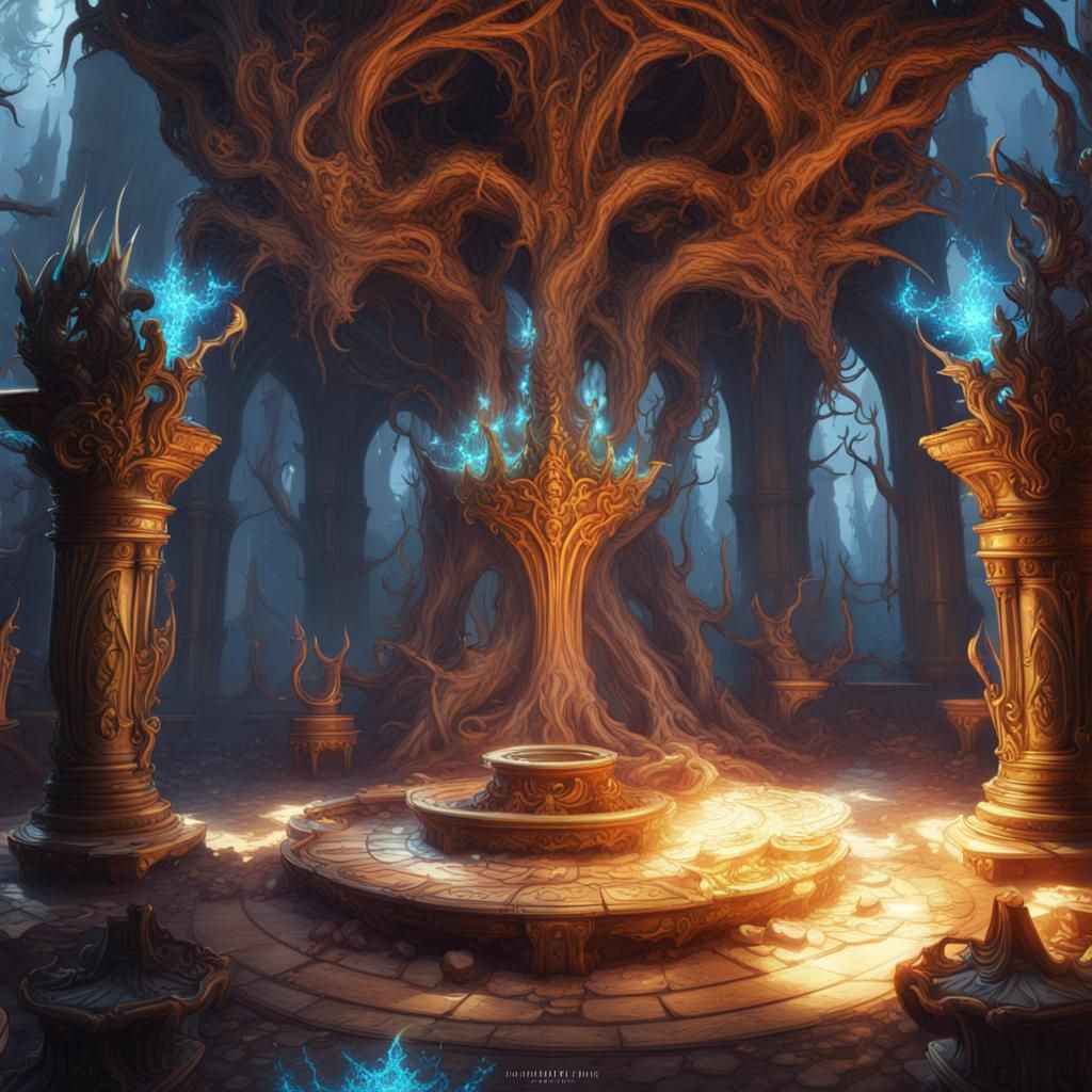 Fantasy Concept Art Splash Screen in Unreal Engine 5