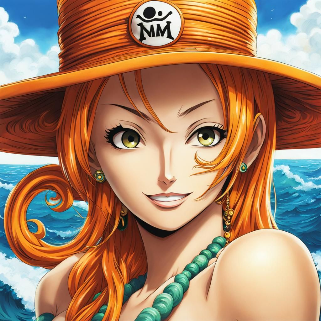 Nami from One Piece Digital Illustration