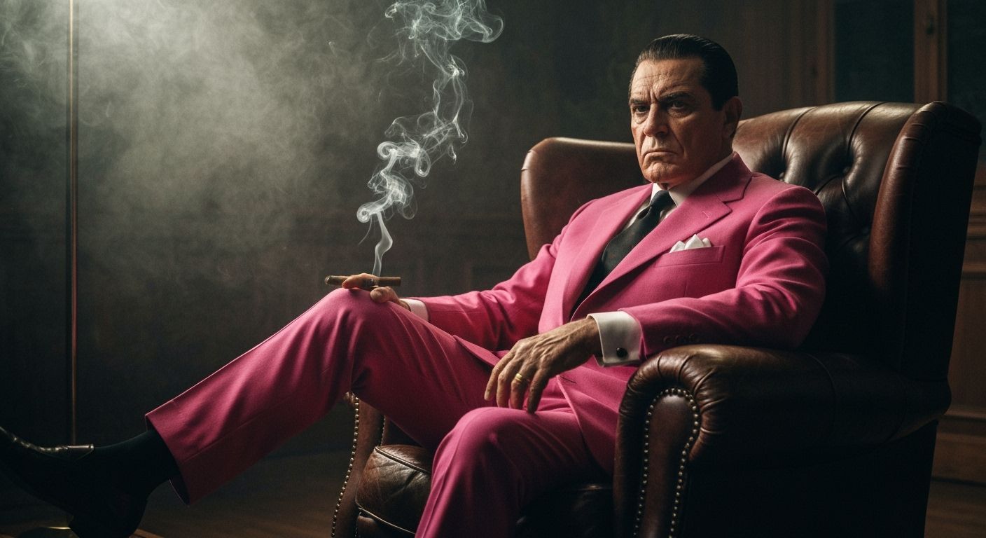 The Godfather in Pink Suit, Film Noir Aesthetic