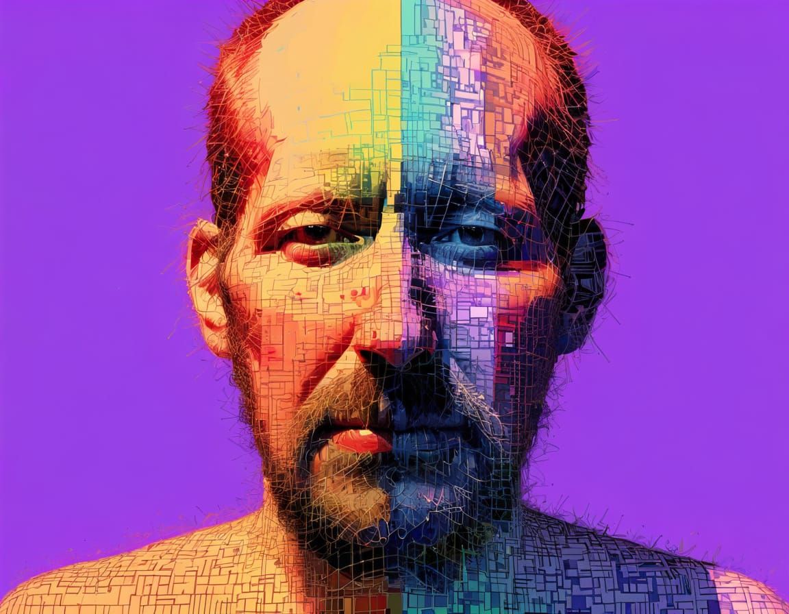 Self-Portrait in Obfuscated Speriofform Thinkshame