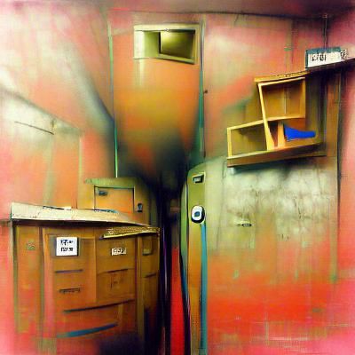 Surreal Liminal Space Backrooms Illusion