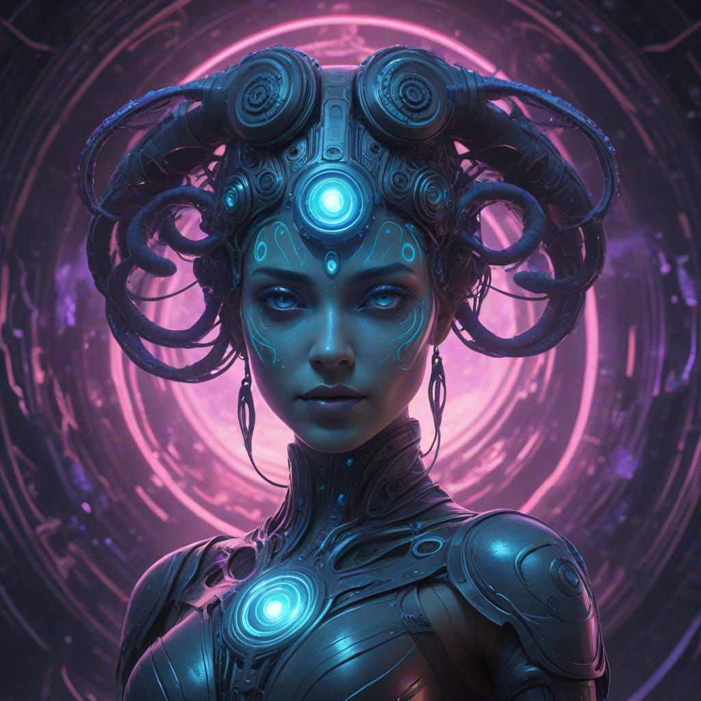 Biomechanical Triskelion Radiates Hypnotic Spirals