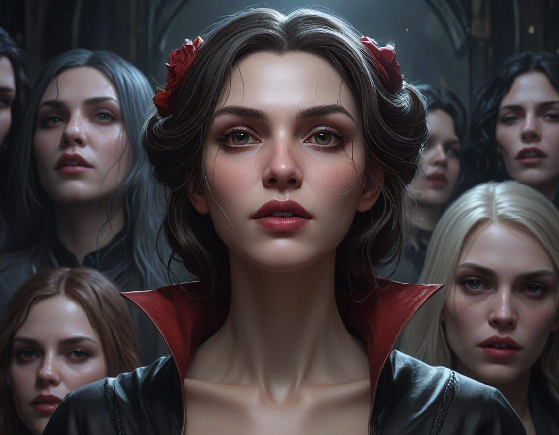 Vampire Queen in Triadic Colors