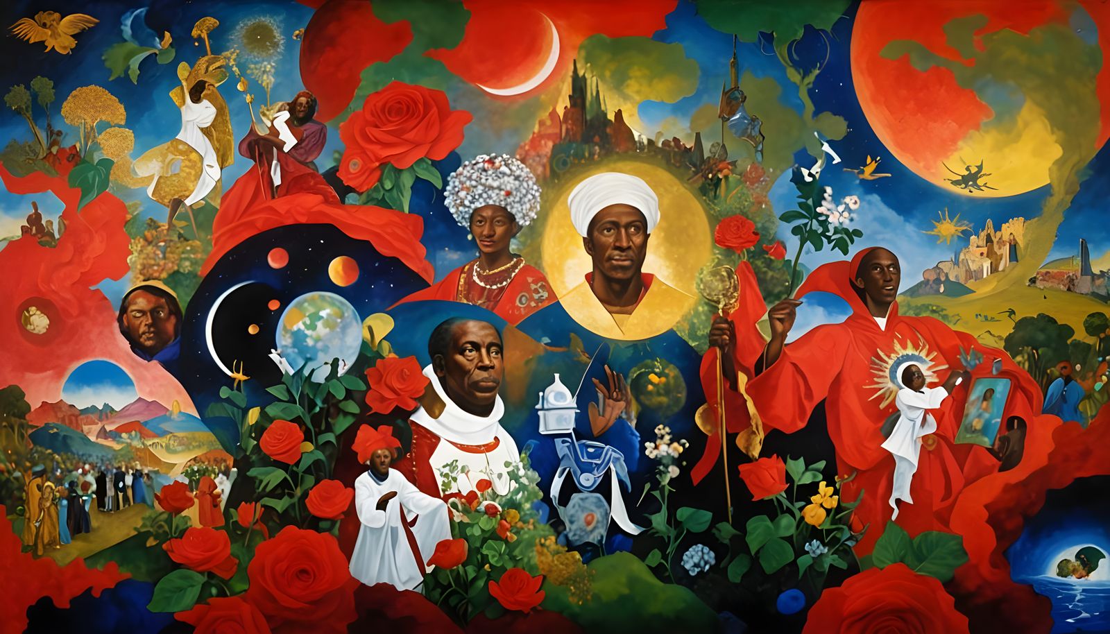 Afrofuturist Jazz Cult in Sci-Fi Wonderland