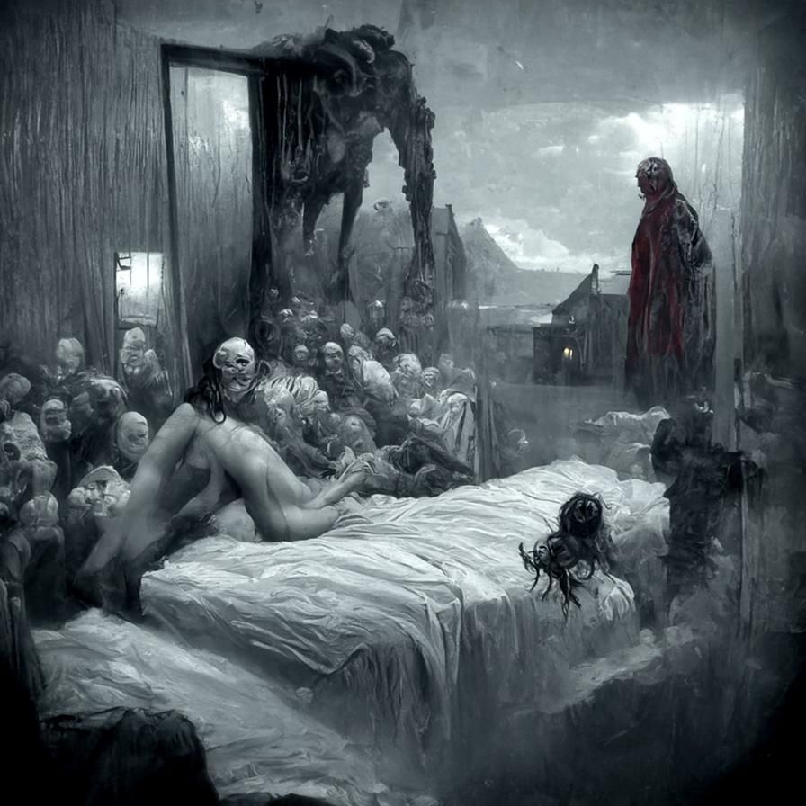 Creepy Motel in Horror Style 8k Resolution