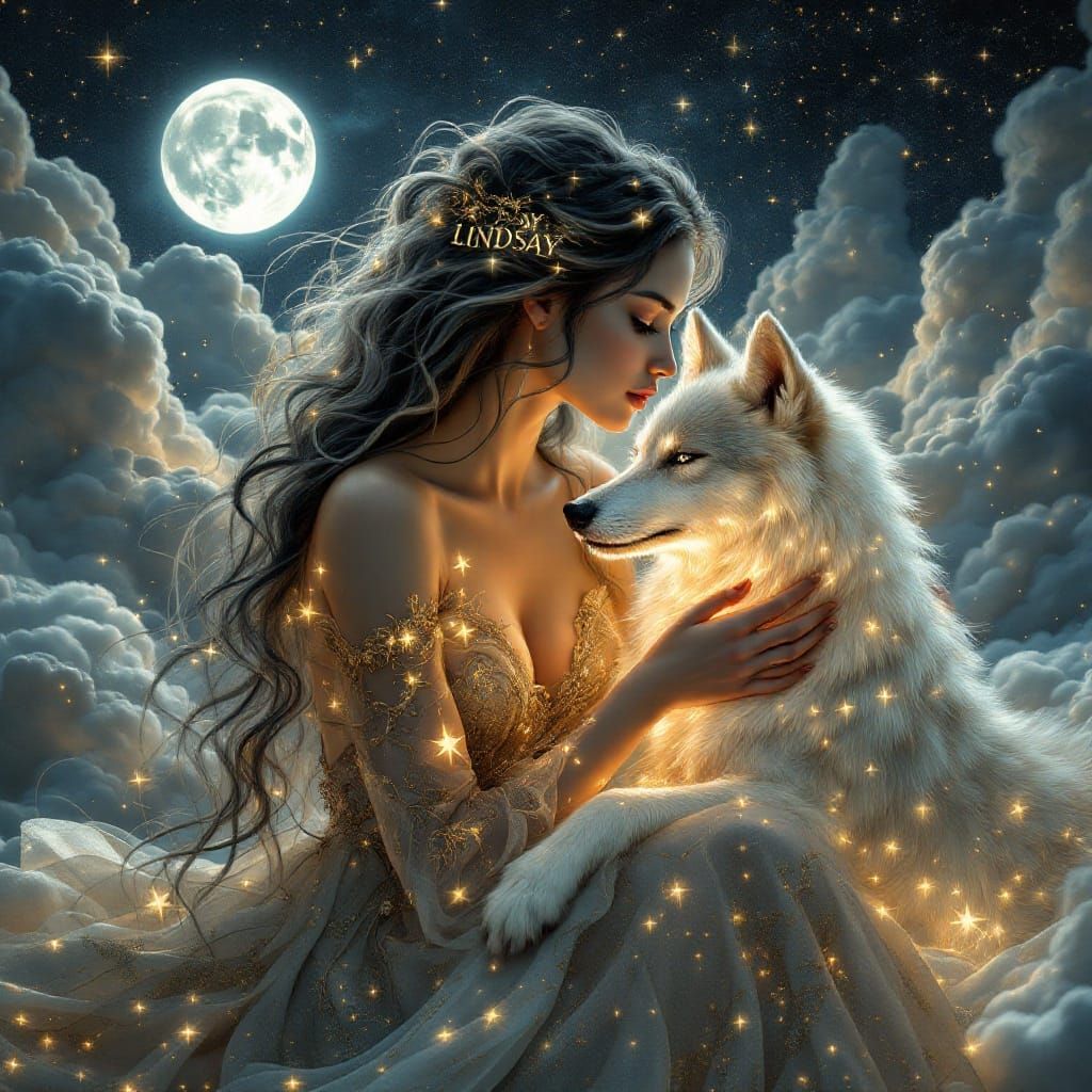 Hyperrealistic Fairy Portrait in Art Nouveau Style