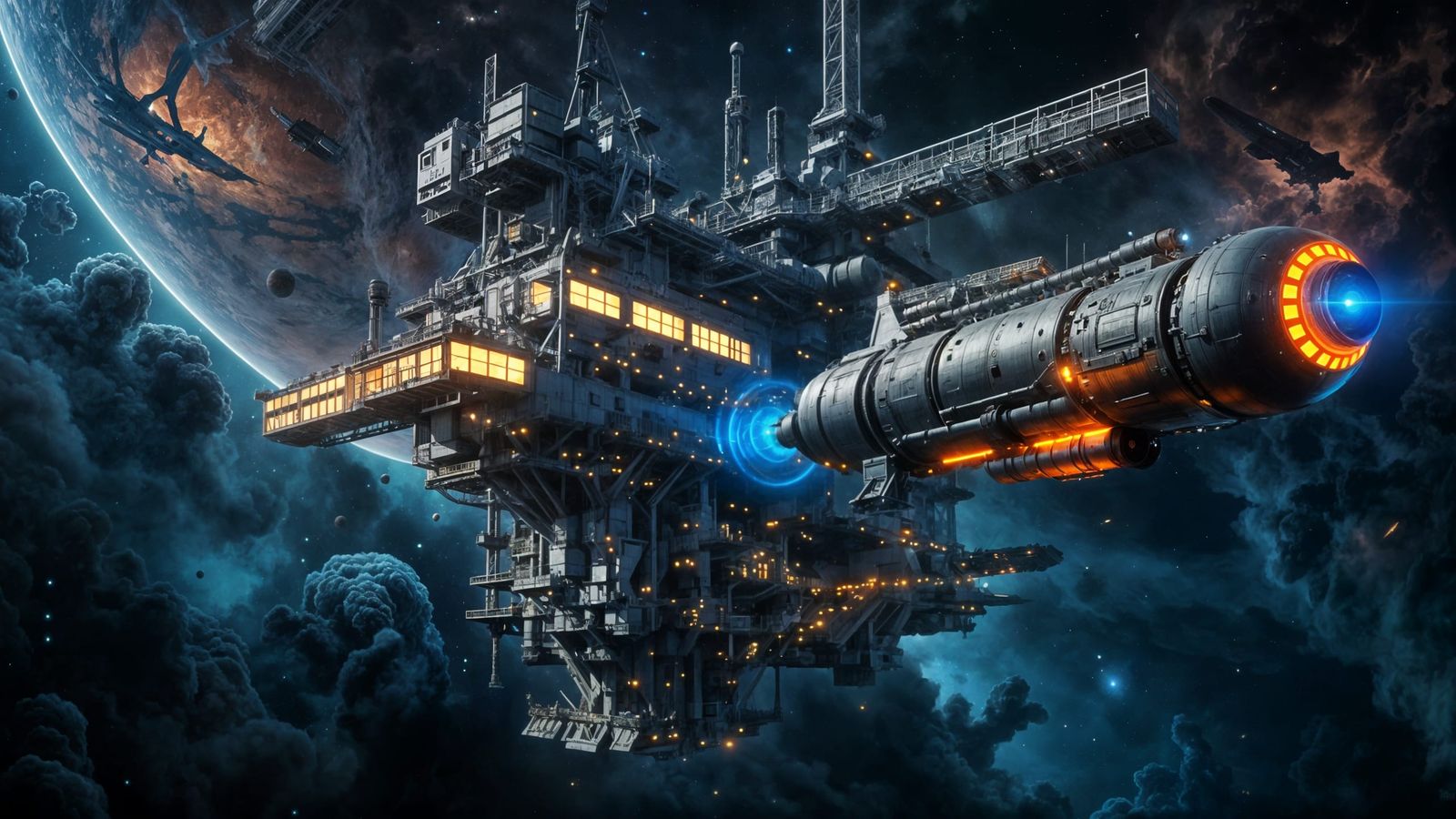 Space Station Docking Sequence