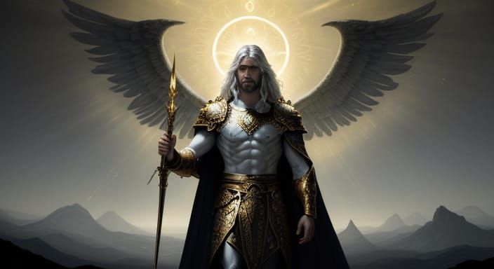 Divine Warrior in Heavenly Armor
