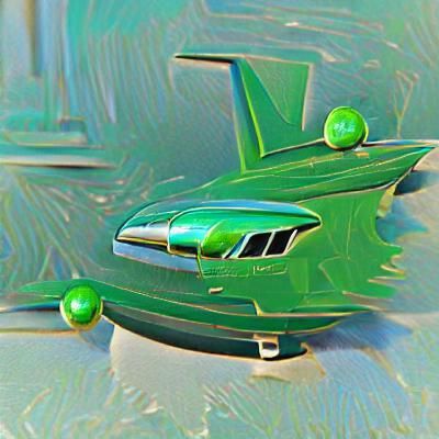 Abstract Green Composition