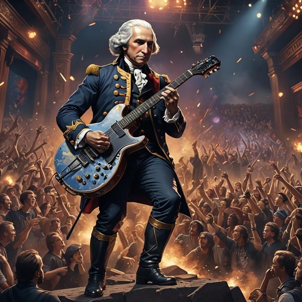 George Washington Rocks the Stage in Concert