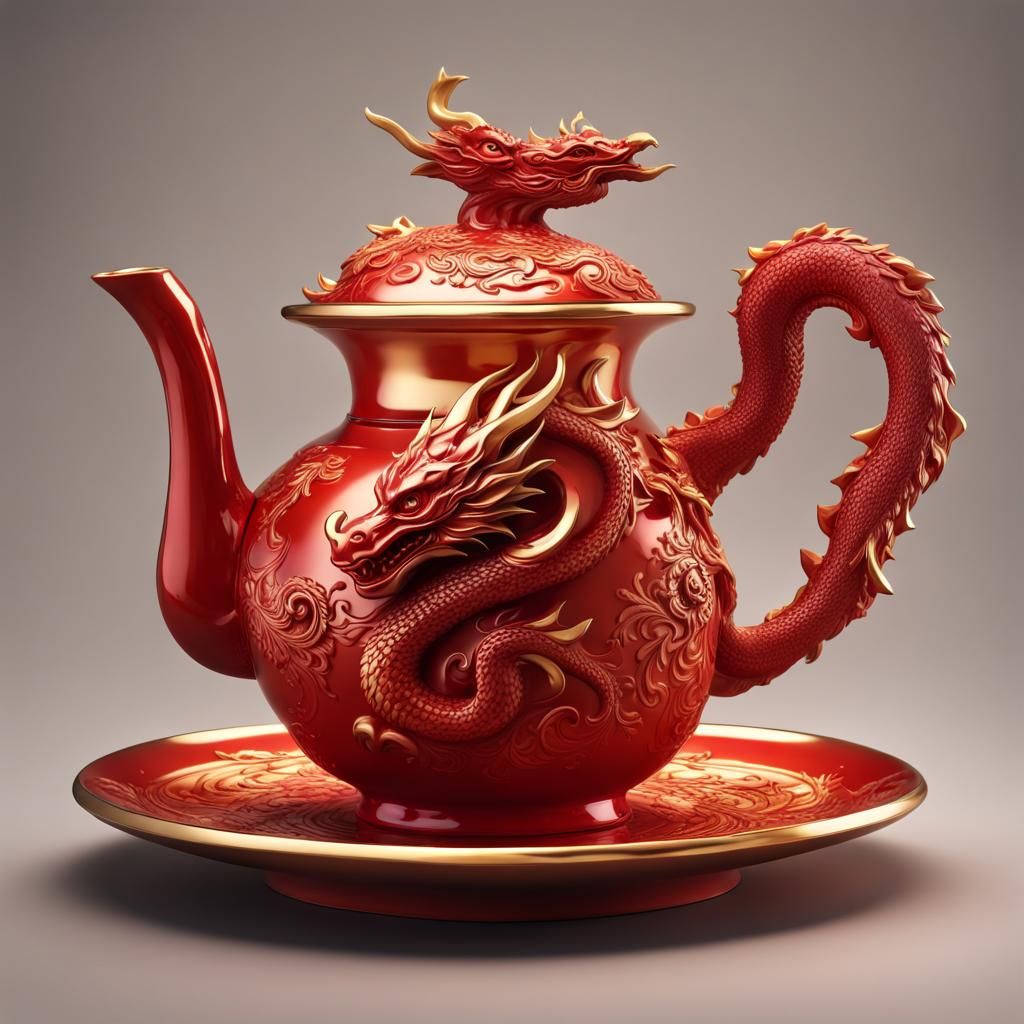 Fancy a Chinese tea? Here your Imperial Chinese teapot ☕
