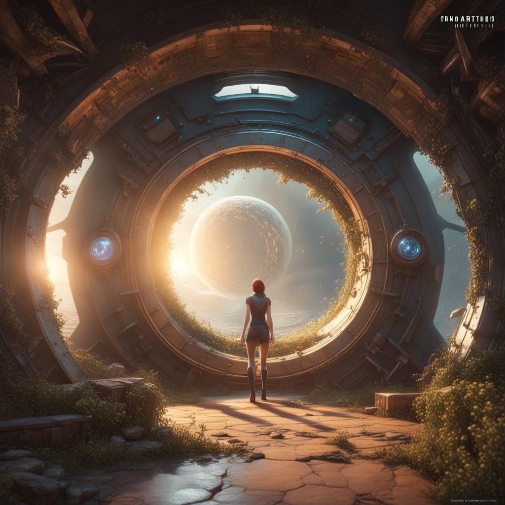 A space-time portal opens, revealing a connection to another world filled with captivating adventures, wonders and myste...