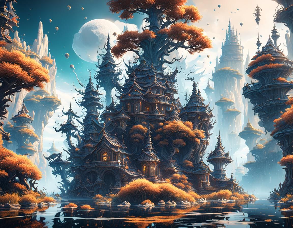 Fantasy Tree Village