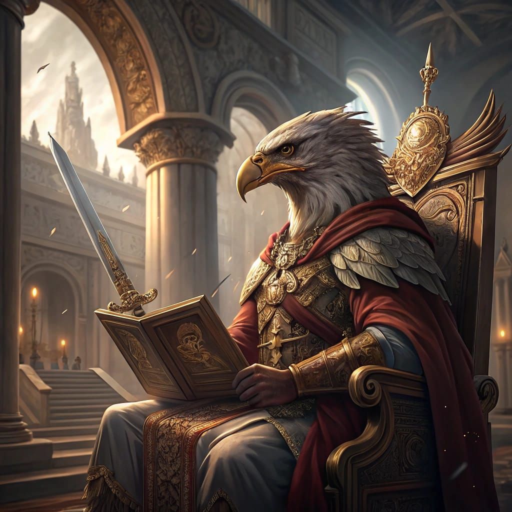 Eagle Headed God of Authority and Wisdom