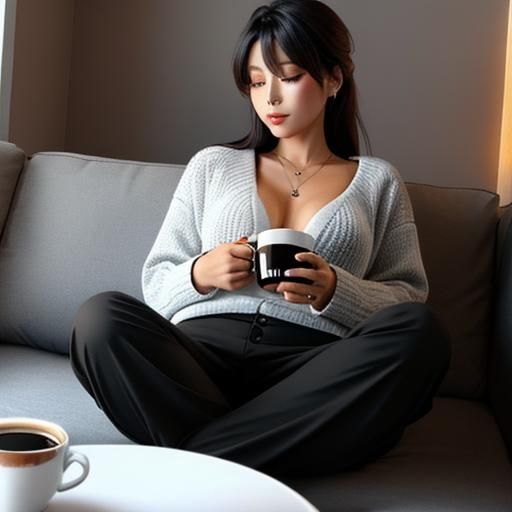 Relaxing Sunday Morning Coffee Break