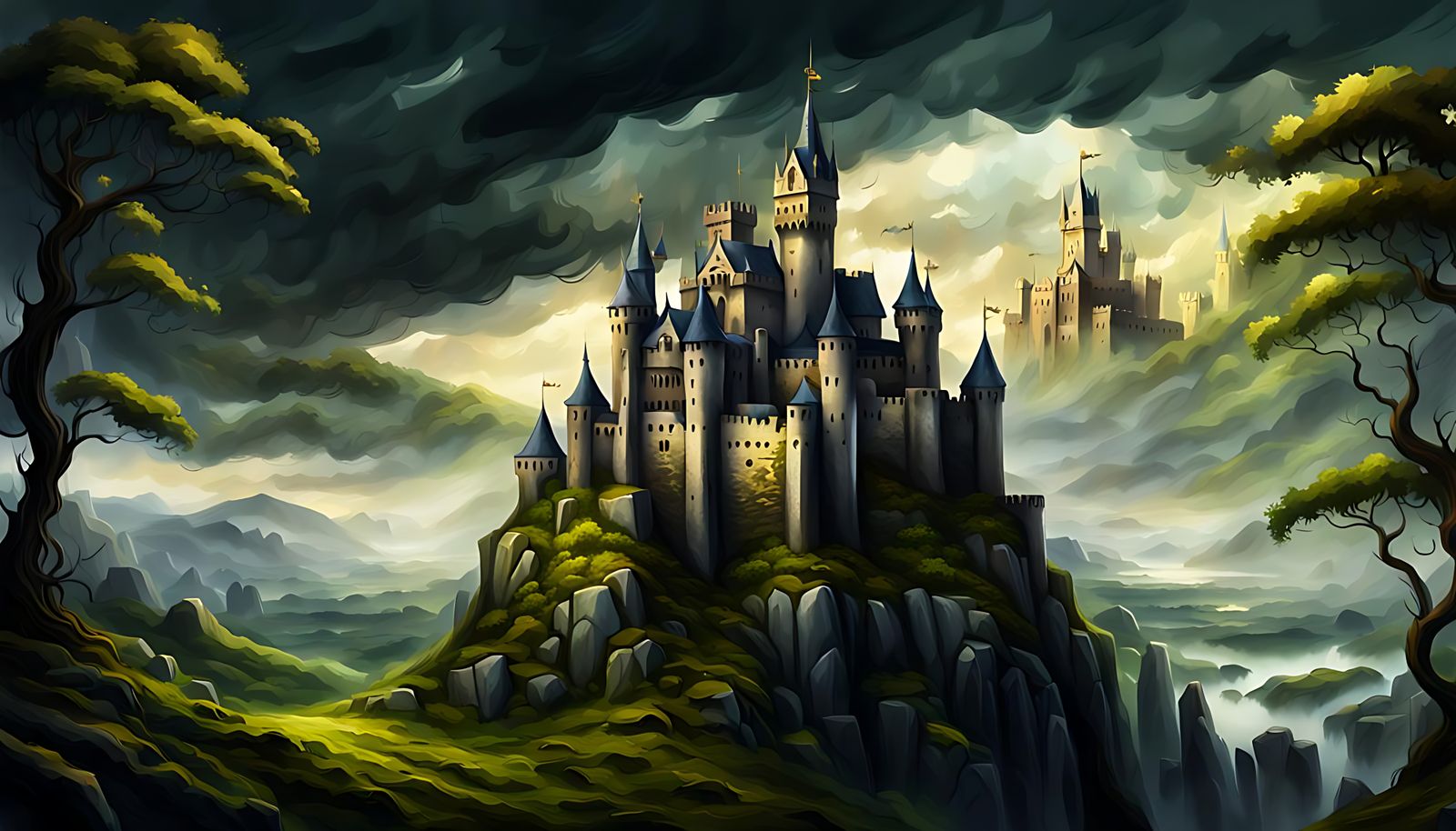 Classic Castle Generated by AI