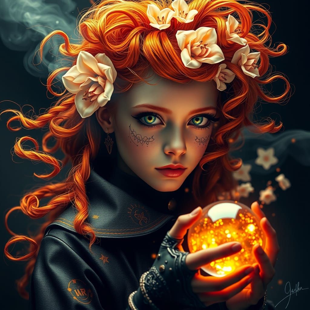 Glowing Goddess in Ethereal Splendor