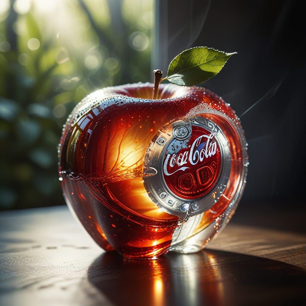 Vibrant Apple Still Life in Ethereal Light