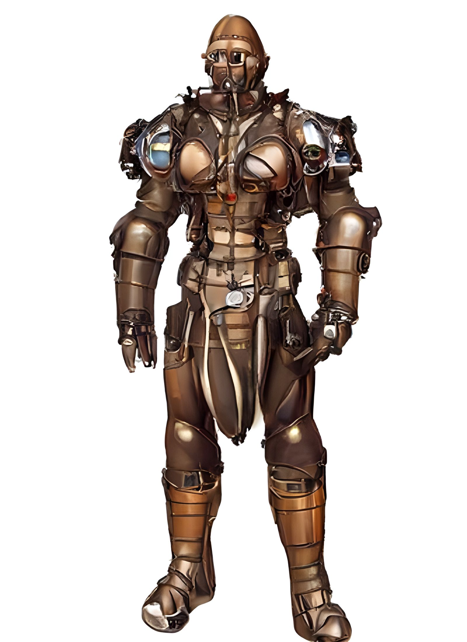 Sci-Fi Viking Warrior in Detailed Matte Painting