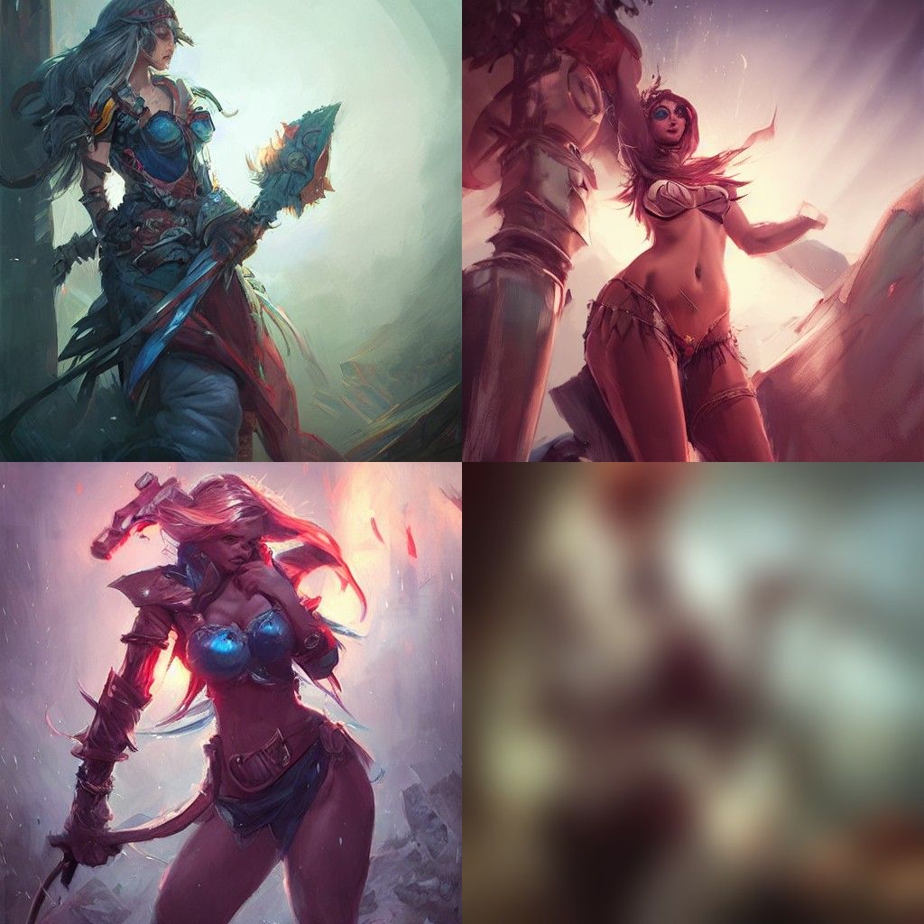 AI Portrait in Digital Art Style