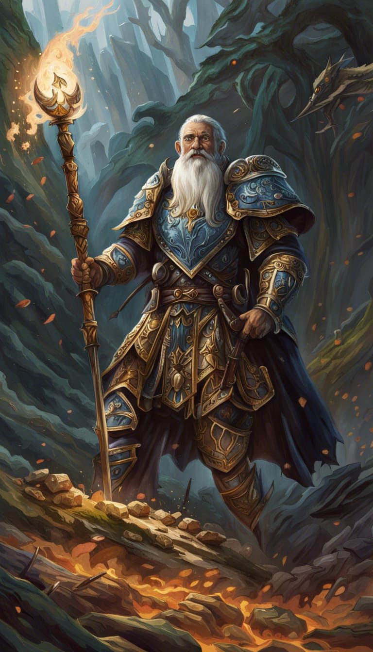 Detailed Magical Truthwatcher of the Cosmere in Digital Art