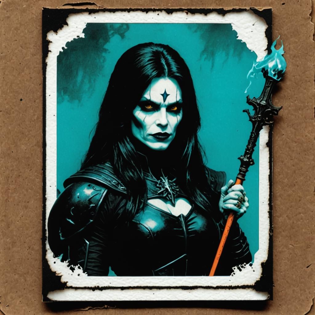 Vampire Bodybuilders: Polaroid Necromancers in Fantasy Art